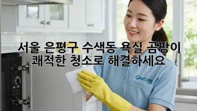 서울 은평구 수색동 욕실 곰팡이, 쾌적한 청소로 해결하세요!